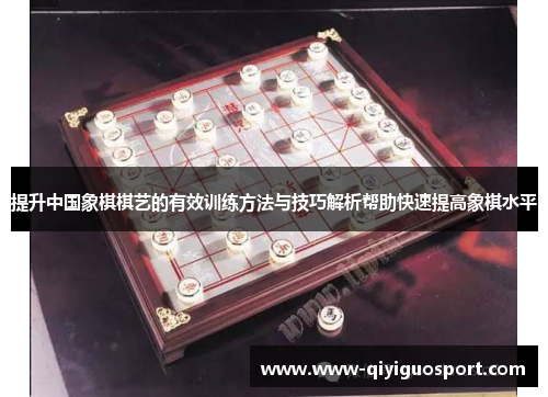 提升中国象棋棋艺的有效训练方法与技巧解析帮助快速提高象棋水平